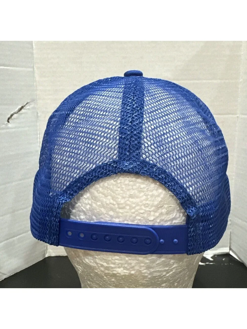 The Indian Skeleton Drink #7 Blue Mesh Snapback Baseball Cap
